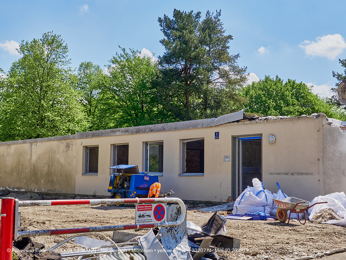 10.05.2022 - Baustelle am Haus für Kinder in Neuperlach